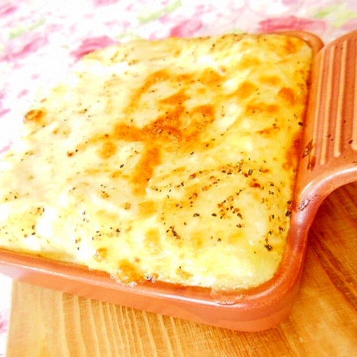 ❤馬鈴薯とウィンナーと豆腐の卵チーズ焼き❤